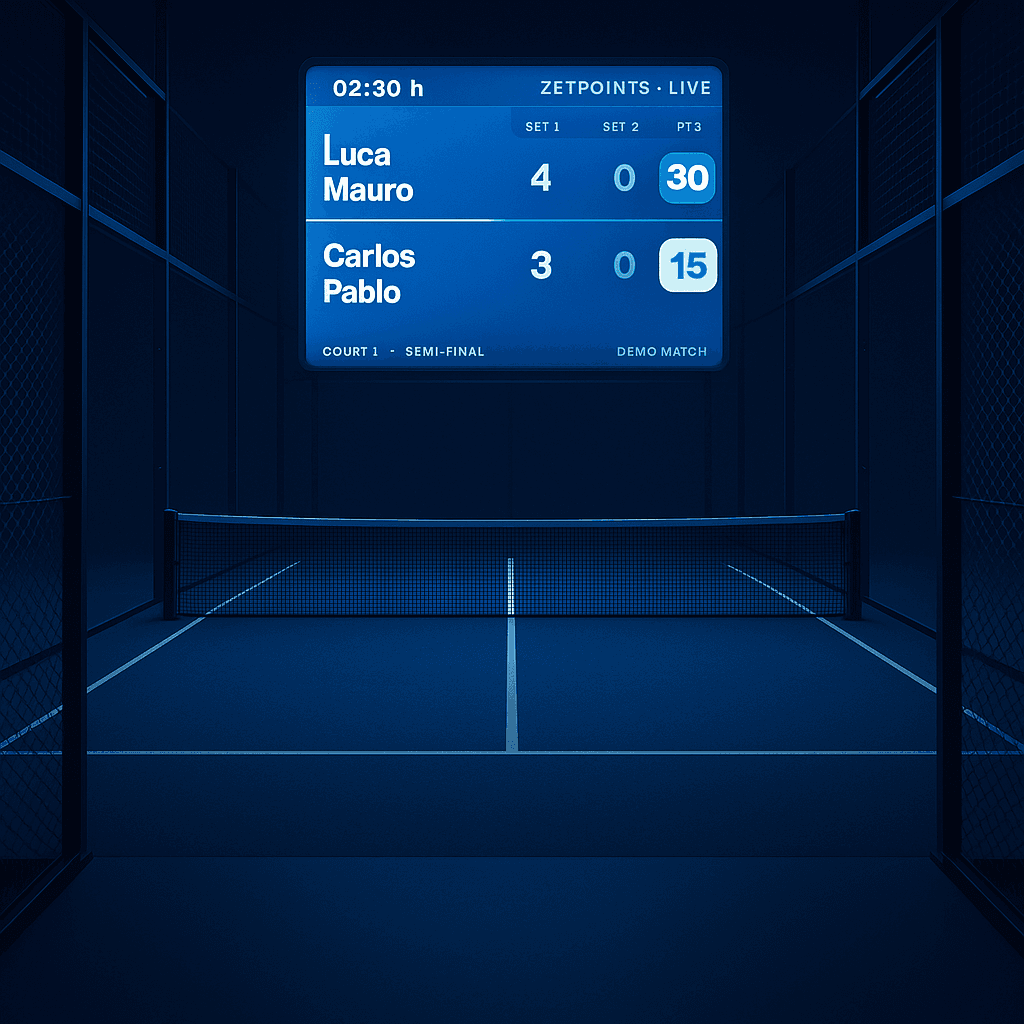 ZetPoints live scoreboard